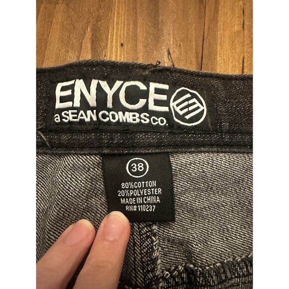 Vintage Enyce Jeans Mens 38 X 30 Baggy Y2K Wide Leg Hip Hop Faded Grunge 90s - Picture 8 of 16